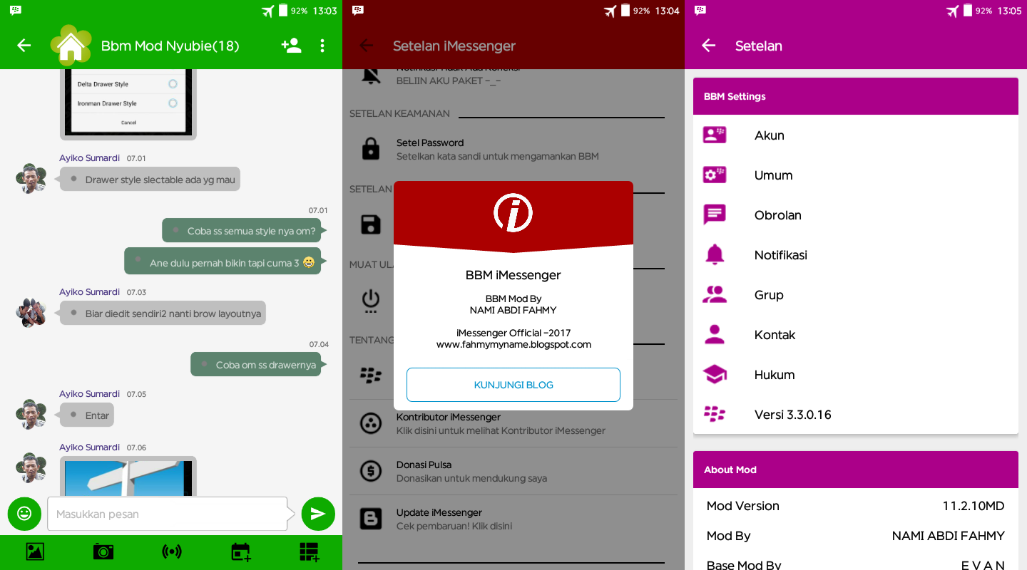 Kumpulan bbm mod versi lama dan versi terbaru gratis ...