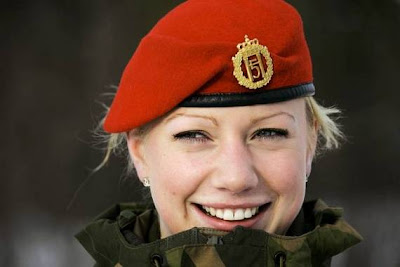 Beautiful Women Military on The world