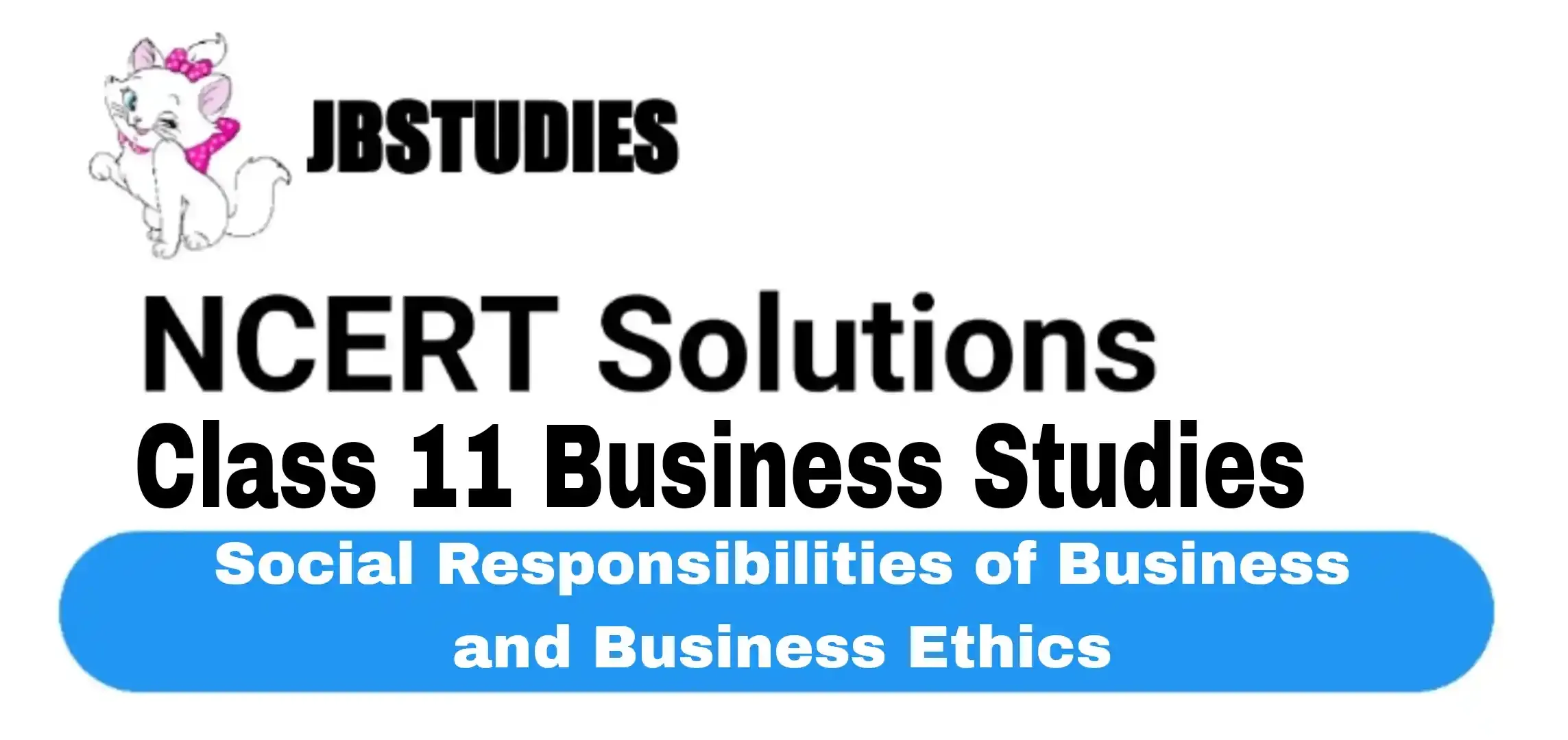 Solutions Class 11 Business Studies Chapter -6 (Social Responsibilities of Business and Business Ethics)