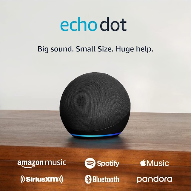 'Enjoy Discover the Amazon Echo Dot (Newest Model): Bigger Sound, Smarter Features, and Endless Possibilities'