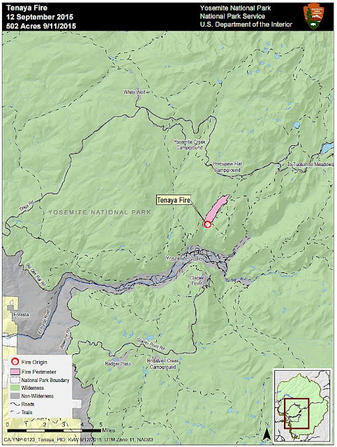 Tenaya Fire Map