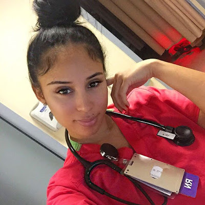Nurse Kaicyre Palmers sexy photos