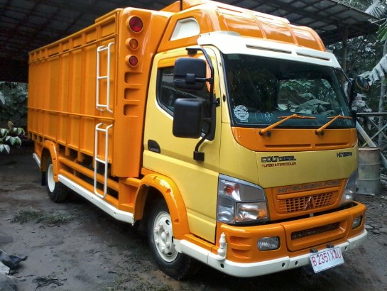 modif truk canter sakera minimalis