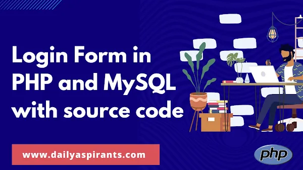 login form in php and mysql with source code