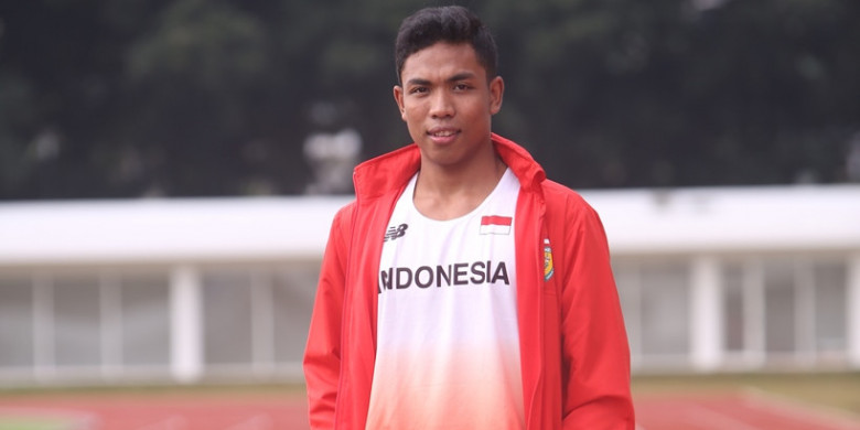 foto lalu muhammad zohri atlet lari indonesia terbaru