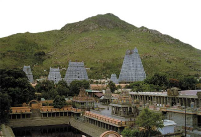 Temple and mountain