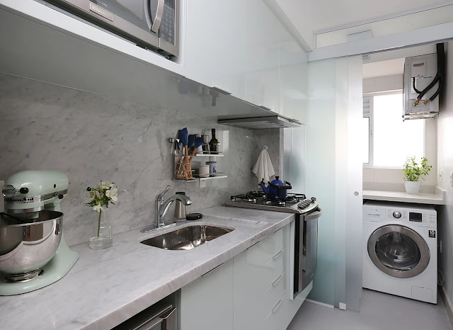 Incrível pequeno apartamento decorado Mandril Arquitetura. Blog Achados de Decoração
