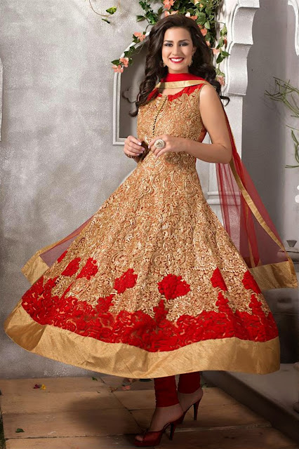 Impressive Look Latest Semi Stitched Anarkali Suits