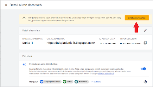 Cara Memasang Google Analytics di Blogger