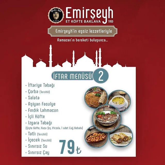 emirşeyh nedim usta fiyatları  emirşeyh cevizli iletişim istanbul anadolu iftar mekanları