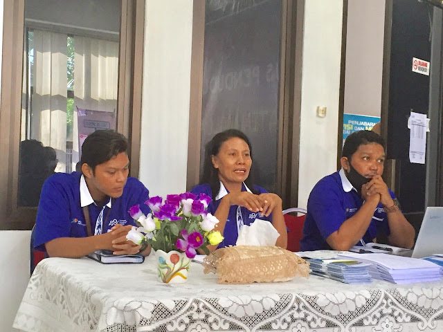 Alisye Kakerissa Buka Rakor Pokja Sensus Penduduk 2020 di BPS Maluku Tenggara