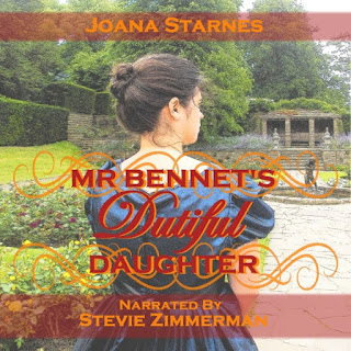 Audio book cover: Mr Bennet's Dutiful Daughter by Joana Starnes