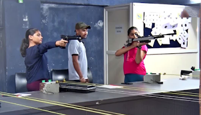 YUVA : Sisters who excel in shooting - win gold medals in national level competitions YUVA : షూటింగ్‌లో సత్తా చాటుతున్న అక్కాచెల్లెళ్లు - జాతీయ స్థాయి పోటీల్లో బంగారు పతకాలు కైవసం.