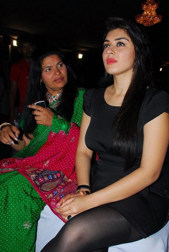 Black Top Fashion Photo Shoot Hansika Motwani
