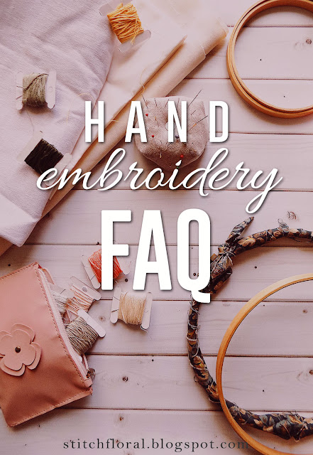 embroidery faq