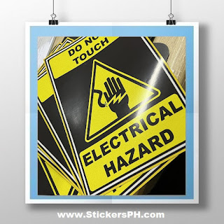 Reflective Electric Hazard Stickers Philippines