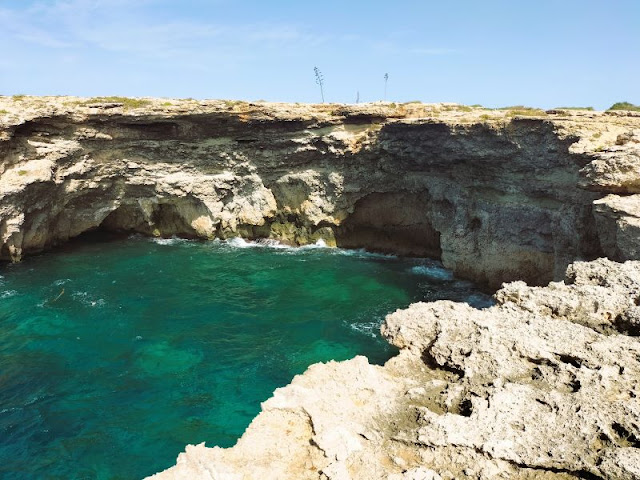 grotte costa sud Lampedusa