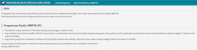 Sekolah Diberi Tambahan Waktu Lengkapi PDSS Hingga 11 Februari 2013