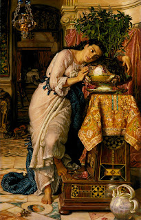 Isabella ve Fesleğen saksısı, William Holman Hunt, 1868.