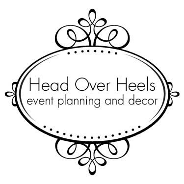 Head Over Heels Charlotte NC Wedding Event Planners wedding logo