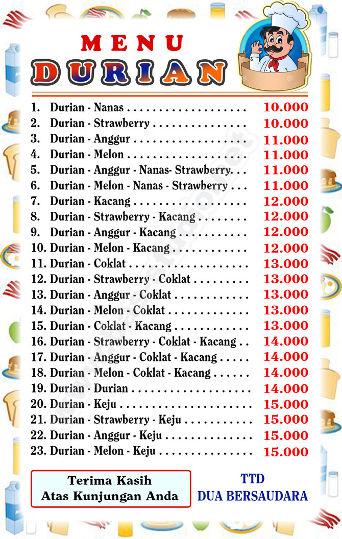 Untuk Memikat Pelanggan Usaha Roti Bakar Kamu, Pake Desain 