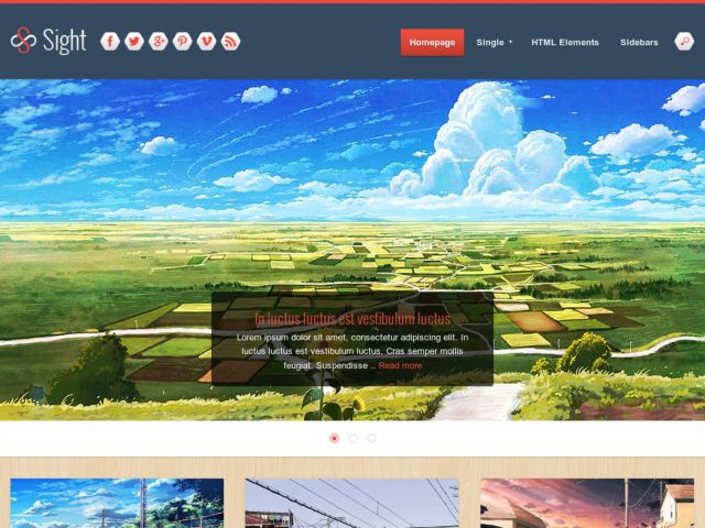 Sight Blogger Template