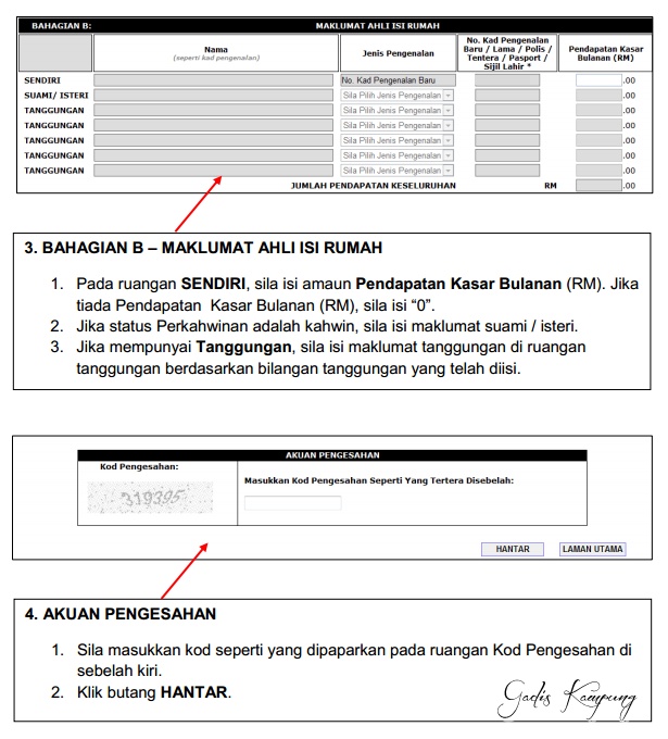 Blog Gadis Kampung: CARA MENGISI BORANG BR1M SECARA ONLINE