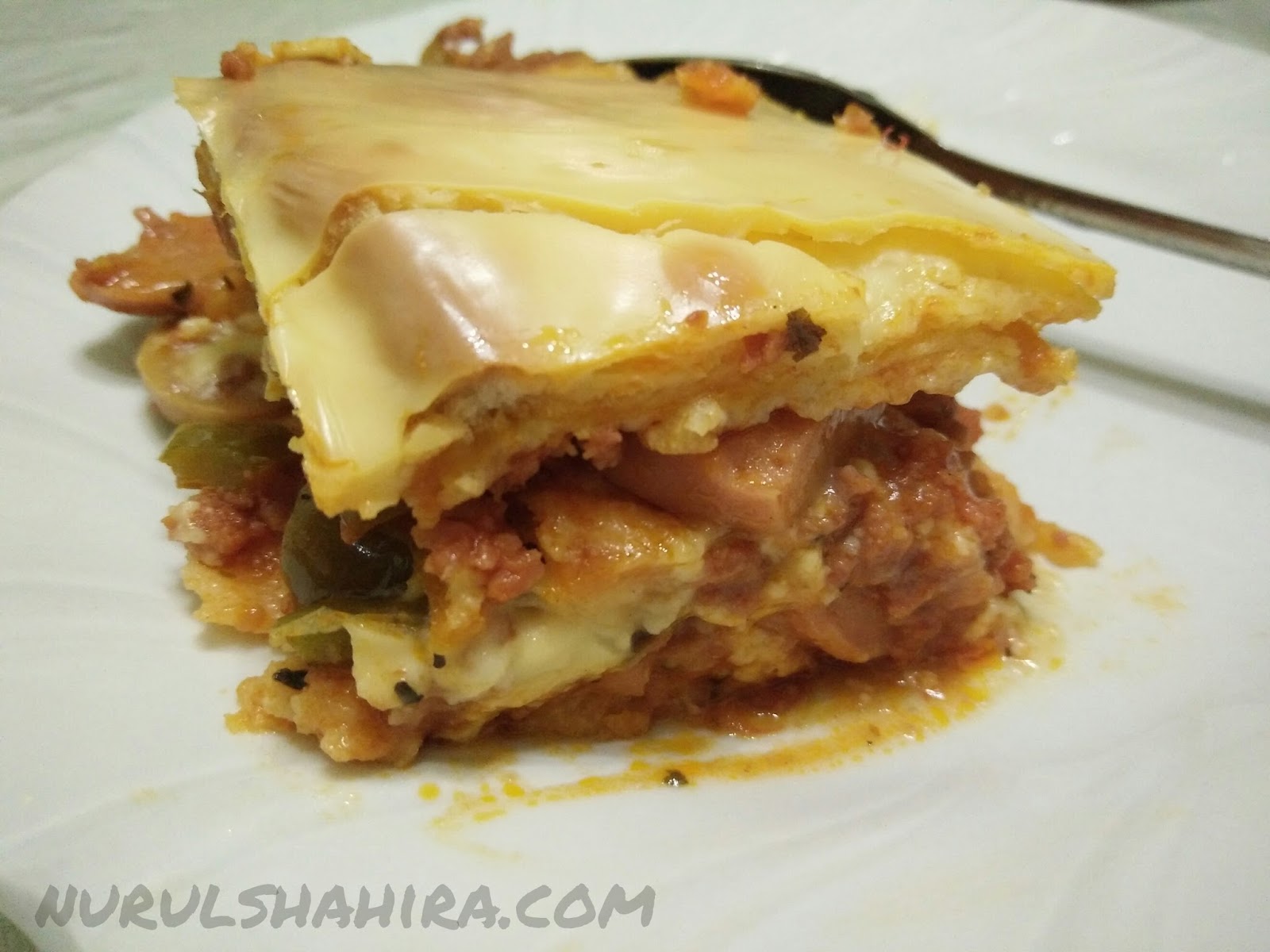 Resepi Homemade Beef Lasagna Guna Roti - nurulshahira.com