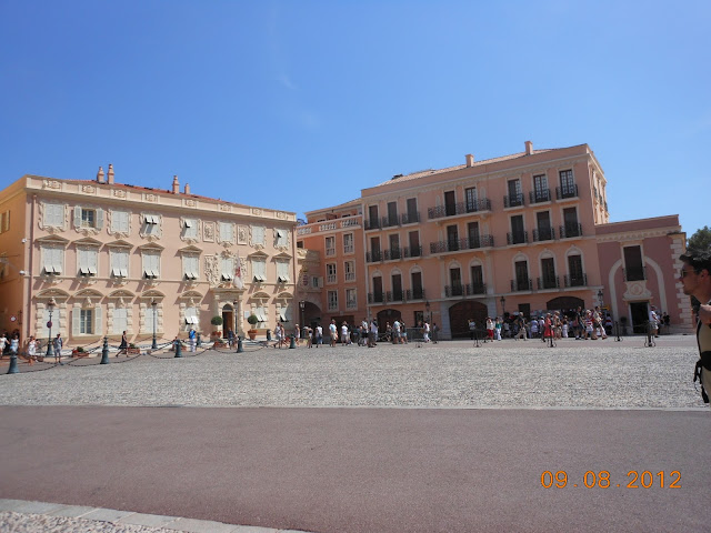 Do alto da Cidade Antiga - Praça - Mônaco - Europa