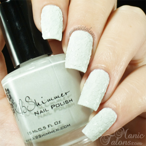 KBShimmer White Here White Now Swatch