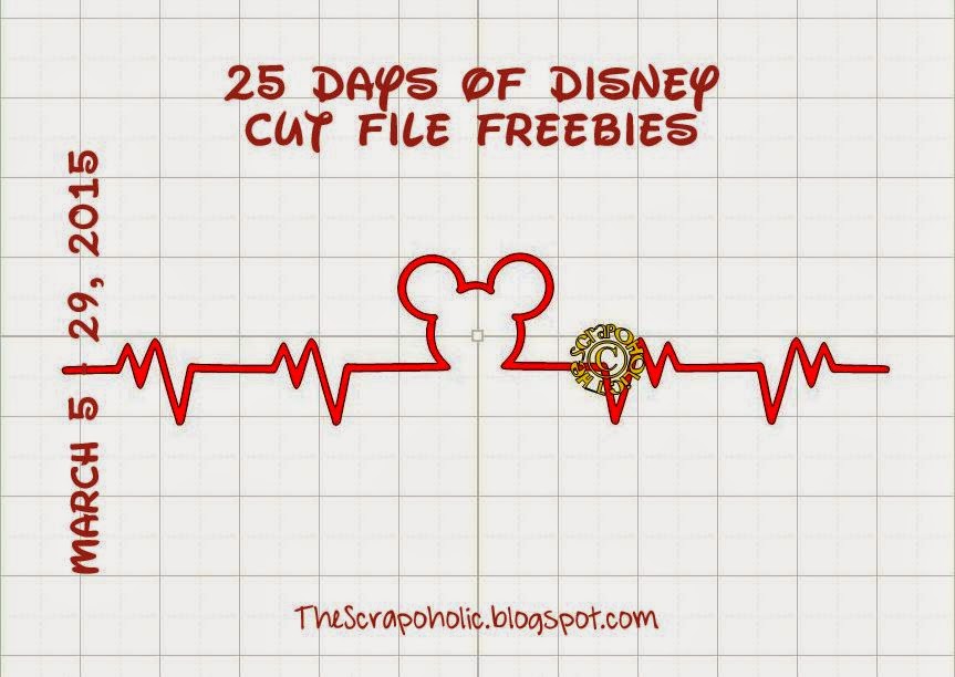 The Scrapoholic : 25 Days of Disney Cut File Freebies! Day 24