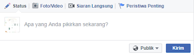 Cara Menyembunyikan Status di Akun Facebook