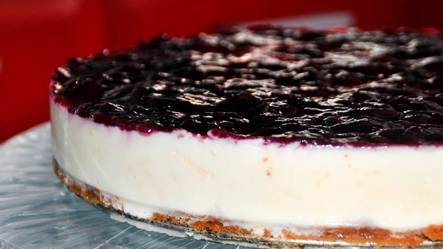 Tarta de queso philadelphia sin horno