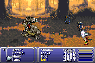 Shadow Throws Shurikens in Final Fantasy VI.