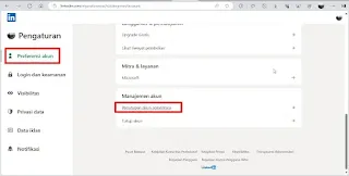 Cara Menghapus Akun LinkedIn Sementara Lewat Laptop