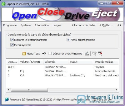 OpenCloseDriveEject screenshot 1