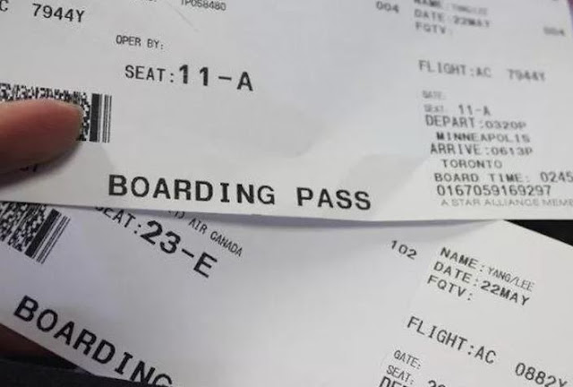 boarding pass pesawat ke australia