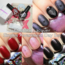 Bluebird Lacquer Singles Awareness Day Set