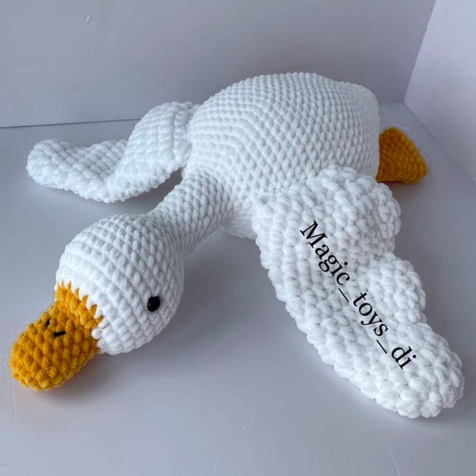 Crochet Pattern Goose Keychain, Duck Graphic by fabulousamigurumi ·  Creative Fabrica