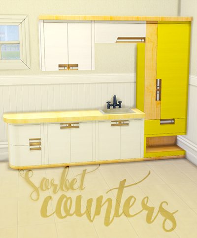 My Sims 4 Blog Spa Day Kitchen Cabinets in 33 Recolors by 