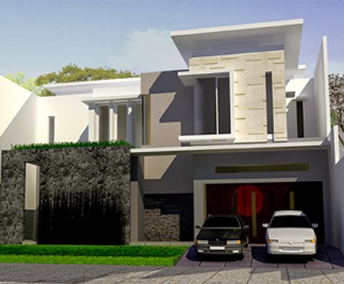 Fantastis Desain Rumah Minimalis Dua Lantai