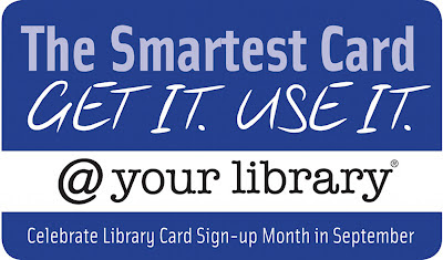 Library card image