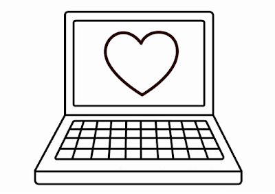 Laptop Coloring Pages