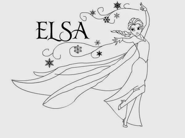 Desenhos do Frozen para Colorir e Imprimir