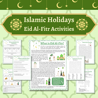 What Is Eid Al-Fitr? - Reading Activities and Puzzles