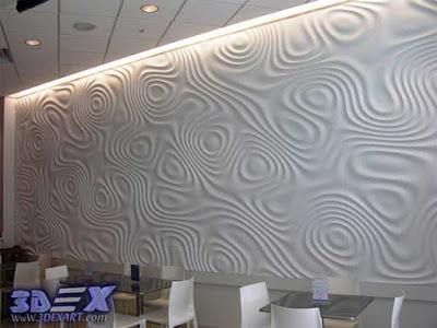 Modern 3d decorative  wall  panels  and covering texture