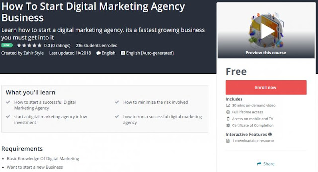 [100% Free] How To Start Digital Marketing Agency Business