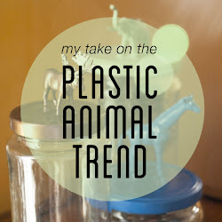 My take on the plastic animal DIY trend