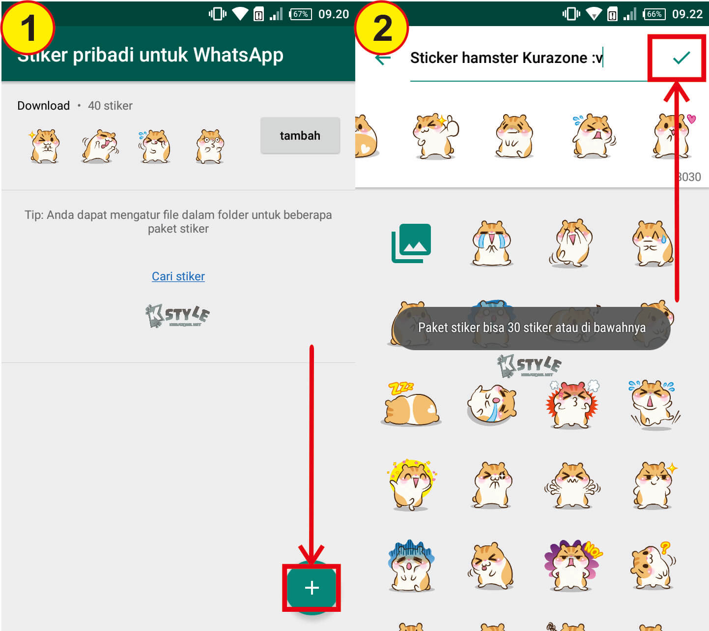 Cara Memasang Sticker Line Pada Aplikasi Whatsapp