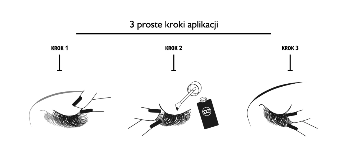 jak przyklejać sztuczne rzęsy